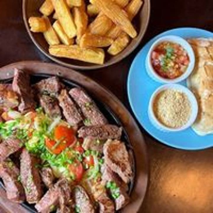 Picanha acebolada
